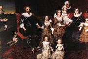 JOHNSON, Cornelius Sir Thomas Lucy and his Family sg USA oil painting reproduction